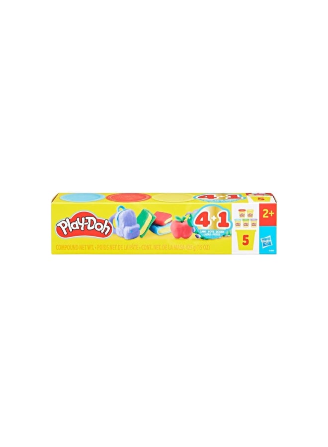 Play-Doh 5-Piece Back To School Modeling Compounds Multicolour 7 x 7 x 29 cm HPDG18605L0 - Image 3